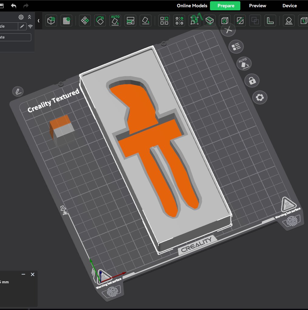 Step 4: A 3D printed Gridfinity insert holding the pliers in its custom-shaped cavity, sitting in a tool drawer.
